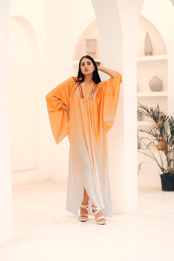 Summer dress , Color: Orange