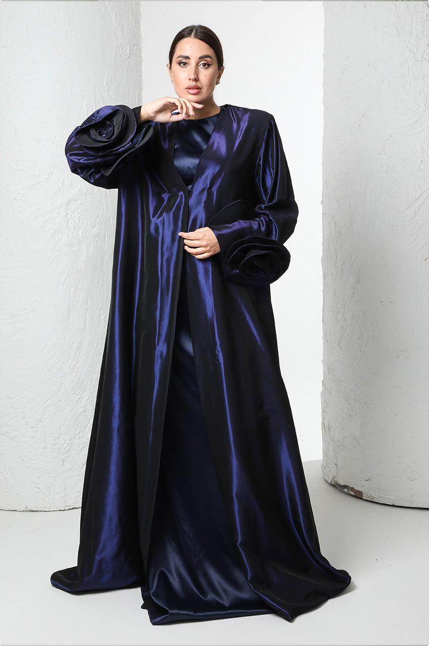 عباية زرقاء ملكية