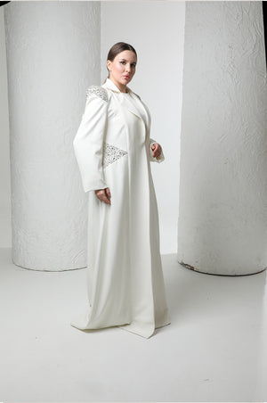 Off white Abaya