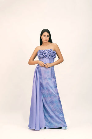 فستان أرجواني