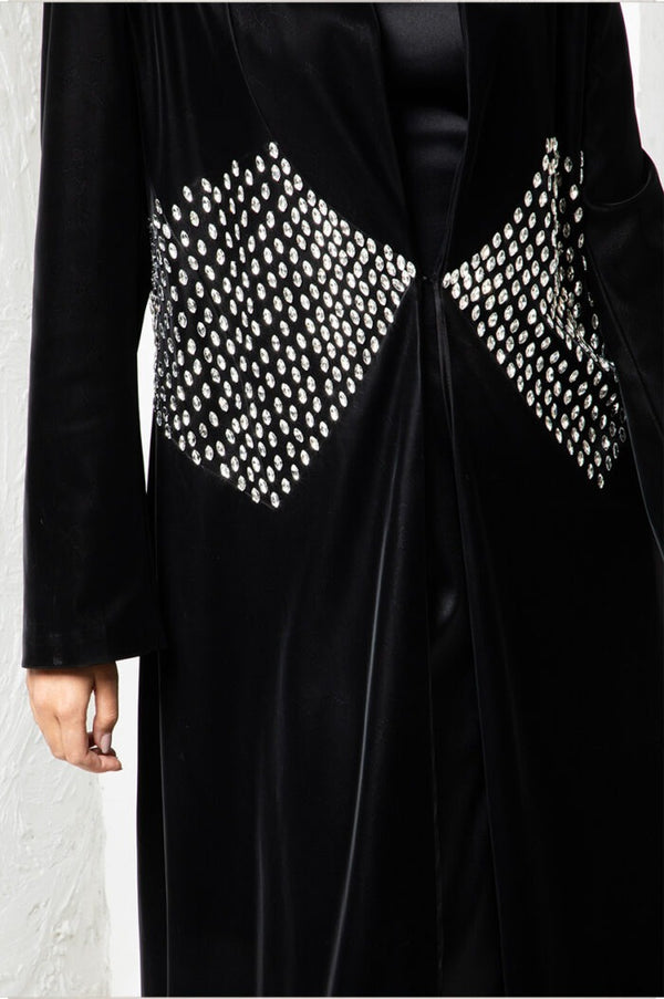 Black Abaya with embroidery