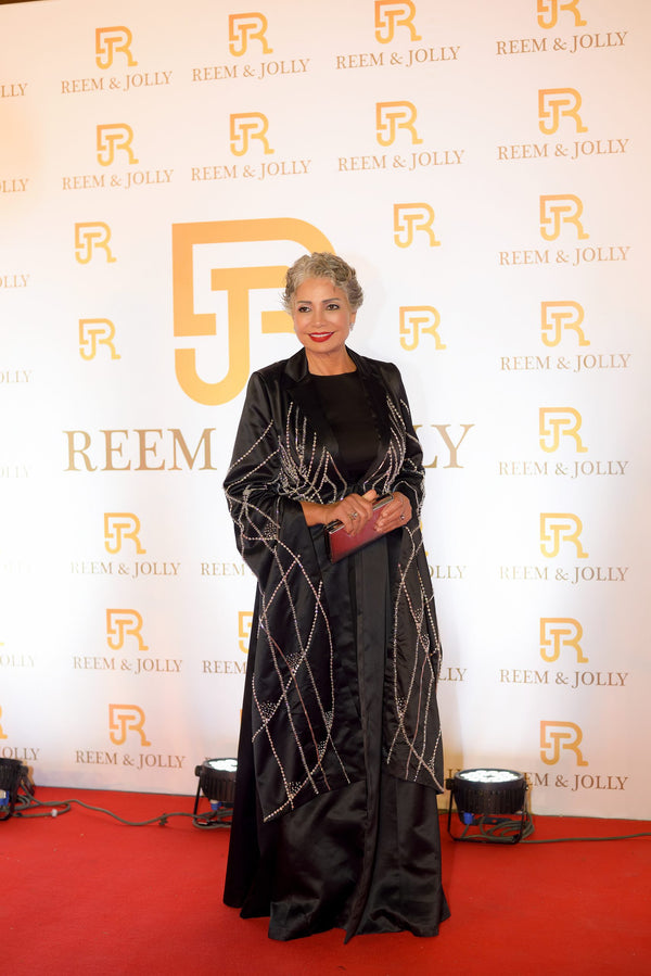 Black abaya with Embroidery