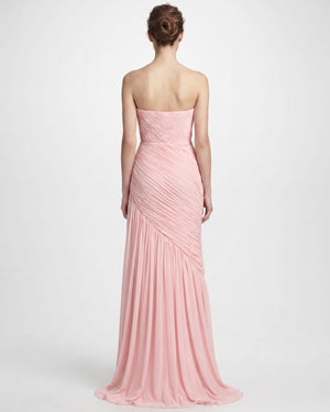 Aurora Blush Gown – back view