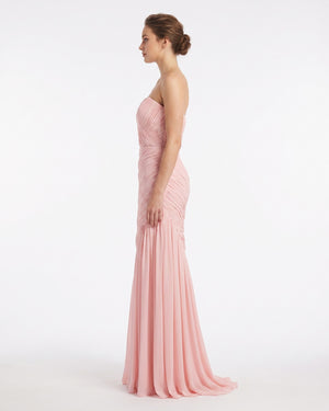 Aurora Blush Gown – side view