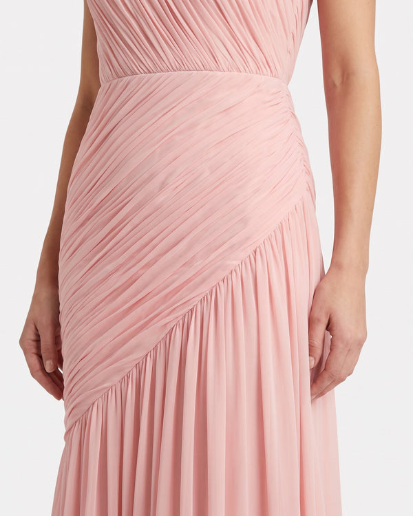 Aurora Blush Gown – detail view