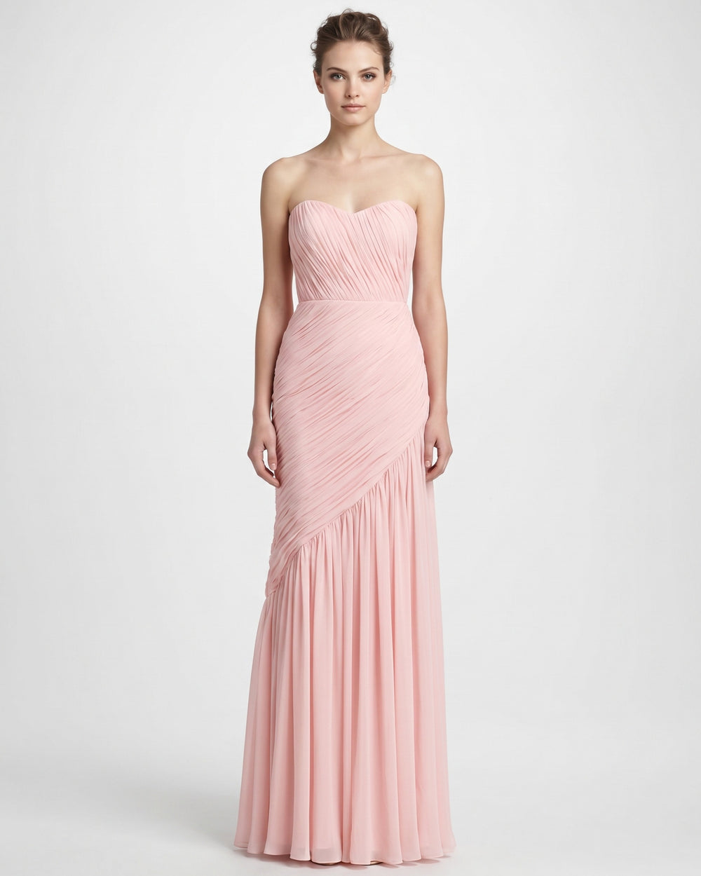 Aurora Blush Gown – front view