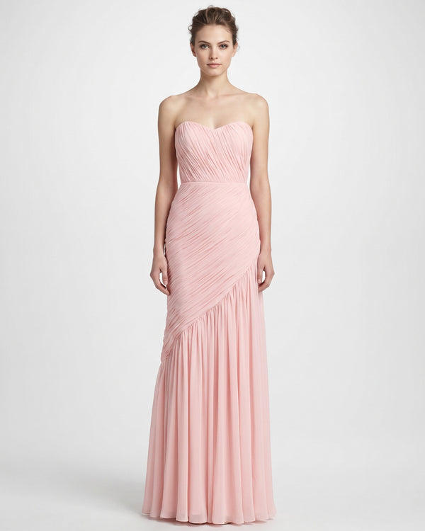 Aurora Blush Gown – front view
