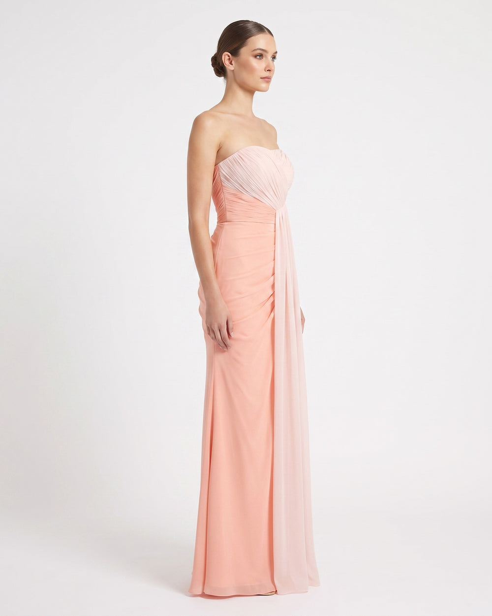 Coralie Drape Gown – front view