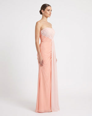 Coralie Drape Gown – side view