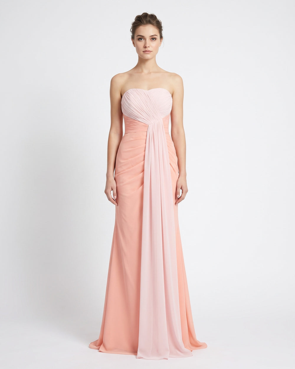 Coralie Drape Gown – front view