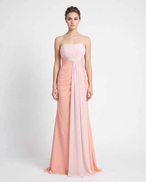 Coralie Drape Gown – front view