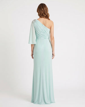 Jade Veil Gown – back view