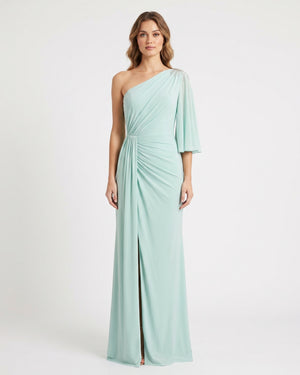 Jade Veil Gown – front view
