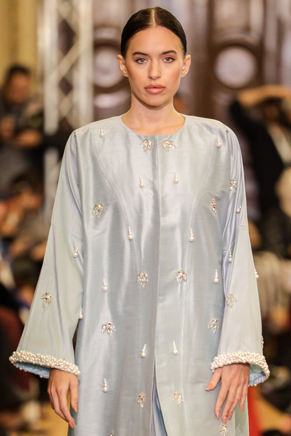 عباية نعناع مع بطانة داخلية