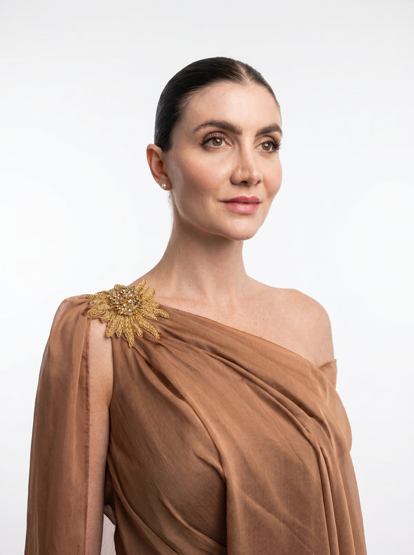 Athena Drape Gown