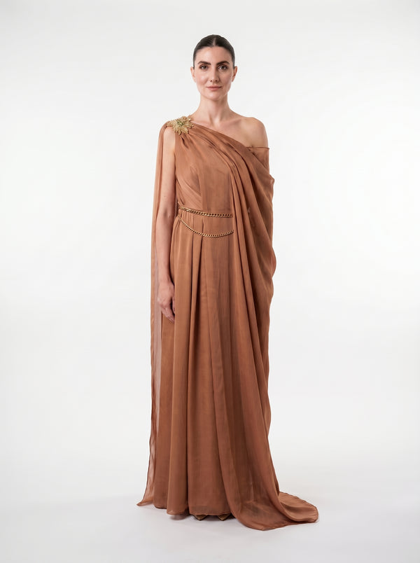 Athena Drape Gown