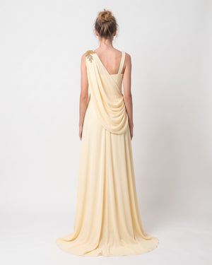 Soleil Drape Gown – back view